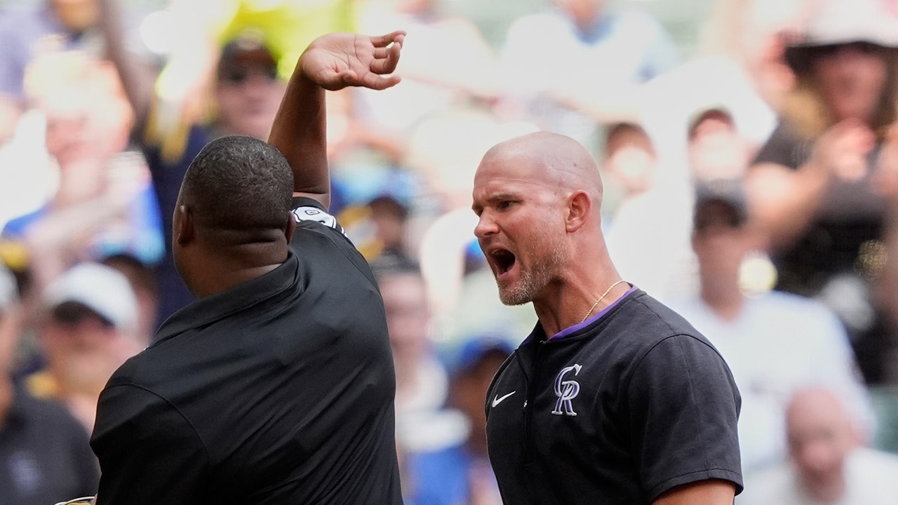 Rockies' Warren Schaeffer makes memorable first ejection in win over Brewers