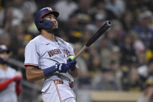 Washington Nationals outfielder James Wood