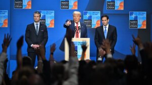 Trump shares personal exchange with Ukrainian journalist whose husband fighting