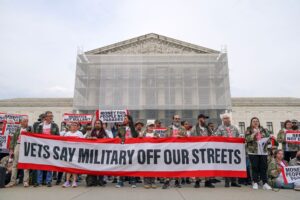Veterans Against War Protest DC