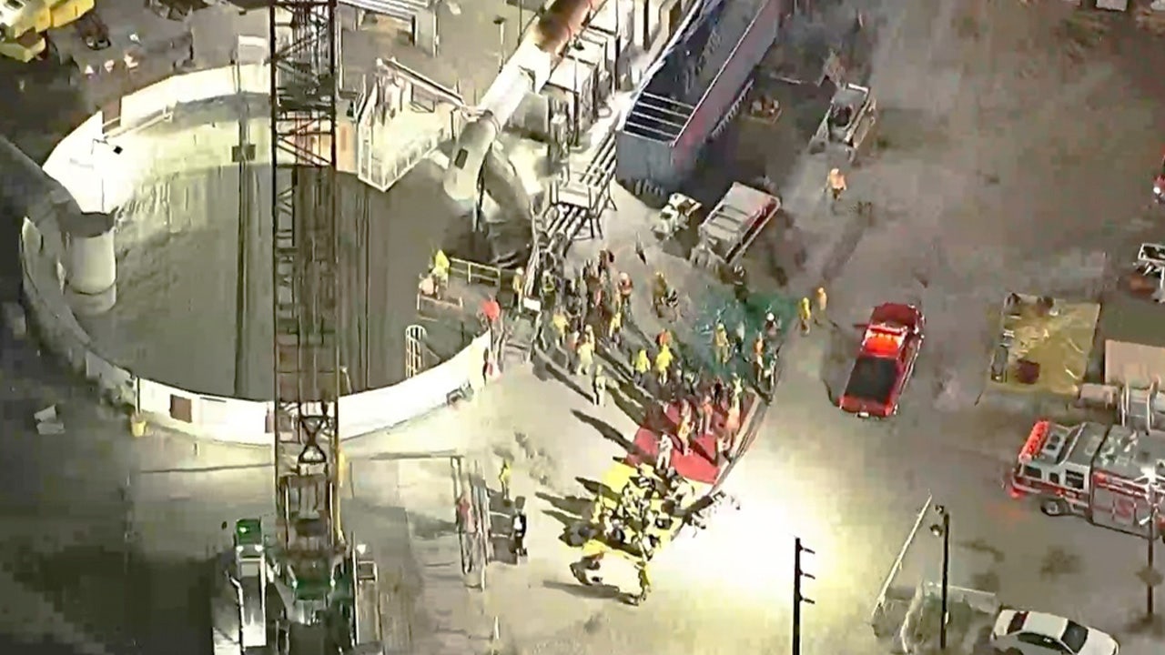 30+ construction workers rescued after Los Angeles tunnel collapse