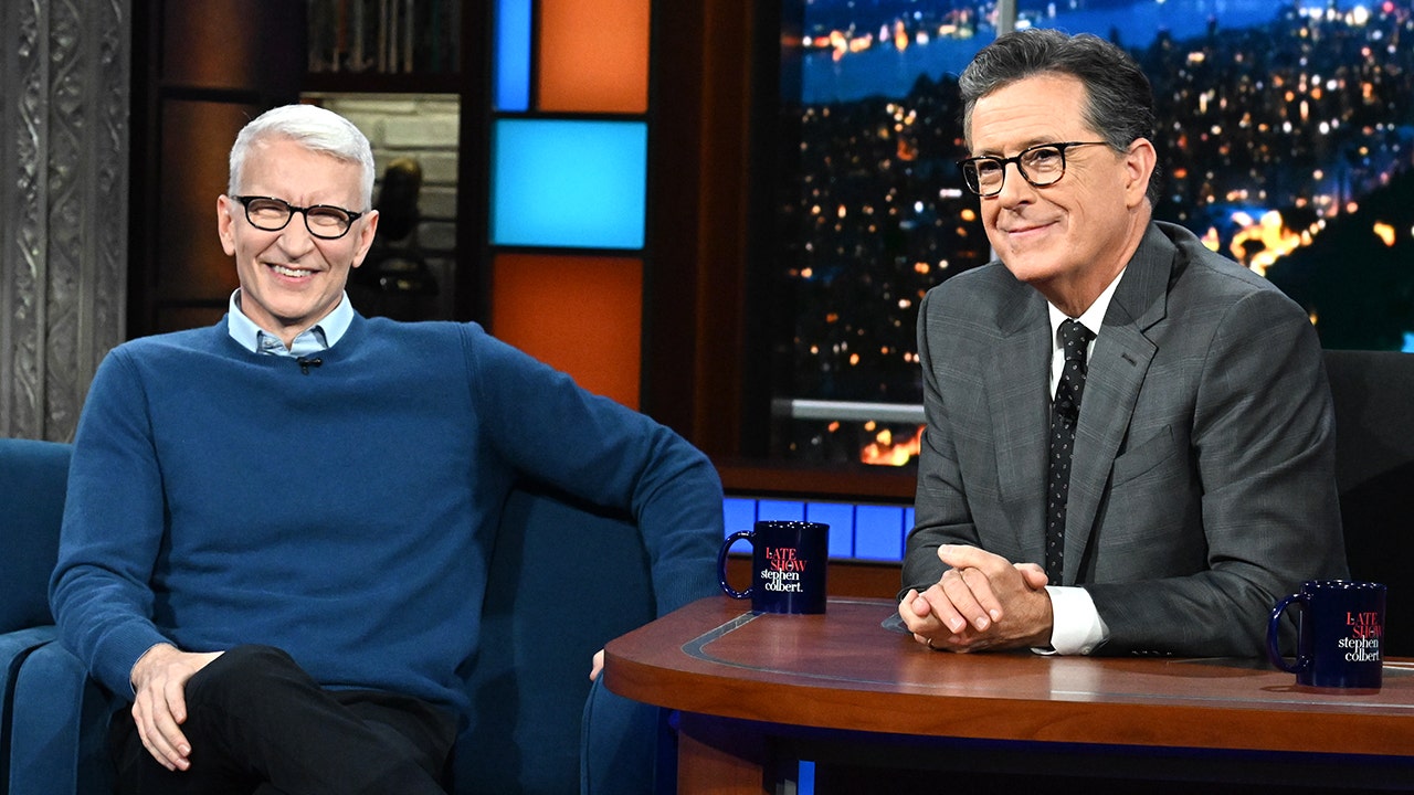 Anderson Cooper shows support for Colbert after CBS cancels 'Late Show'