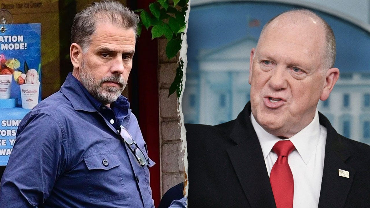 Border czar Tom Homan slams Hunter Biden over immigration policy criticism