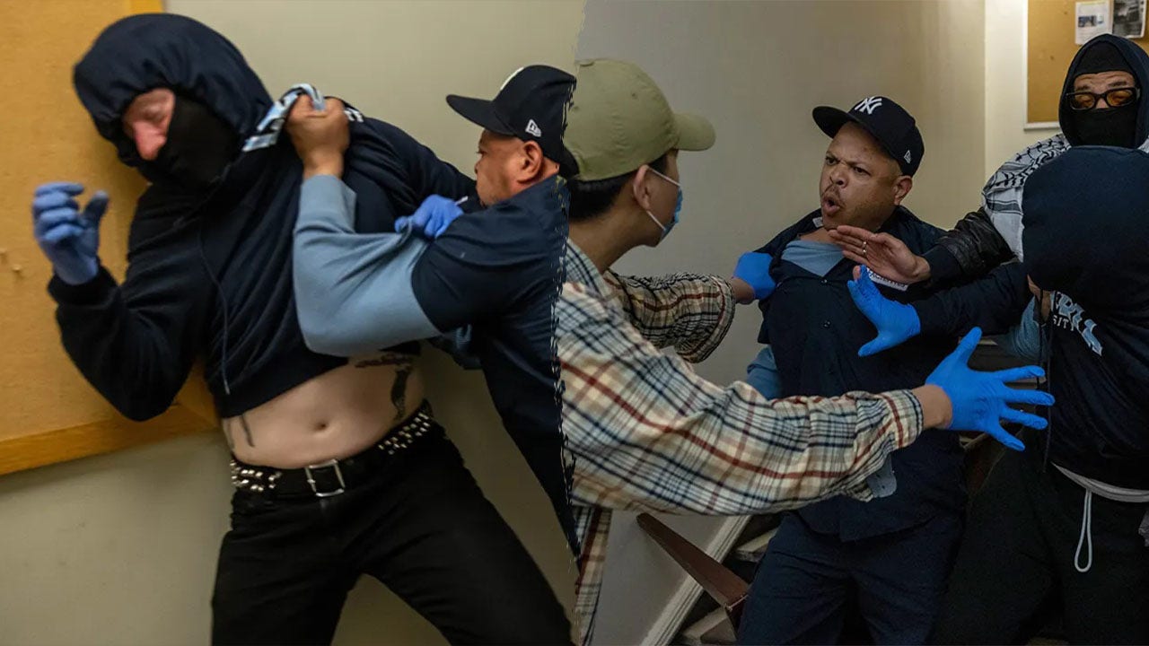 Columbia settles with janitors forced to clean swastikas during campus riot