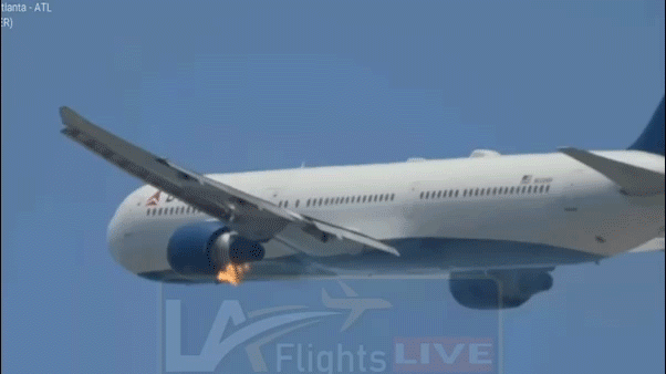 Delta engine fire