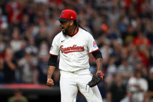Cleveland Guardians pitcher Emmanuel Clase