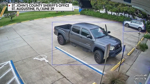 Florida surveillance video captures terrifying attempted abduction in parking lot