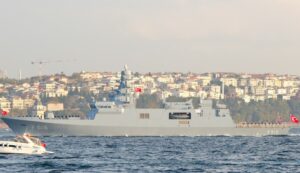 TCG Istanbul in Bosphorus