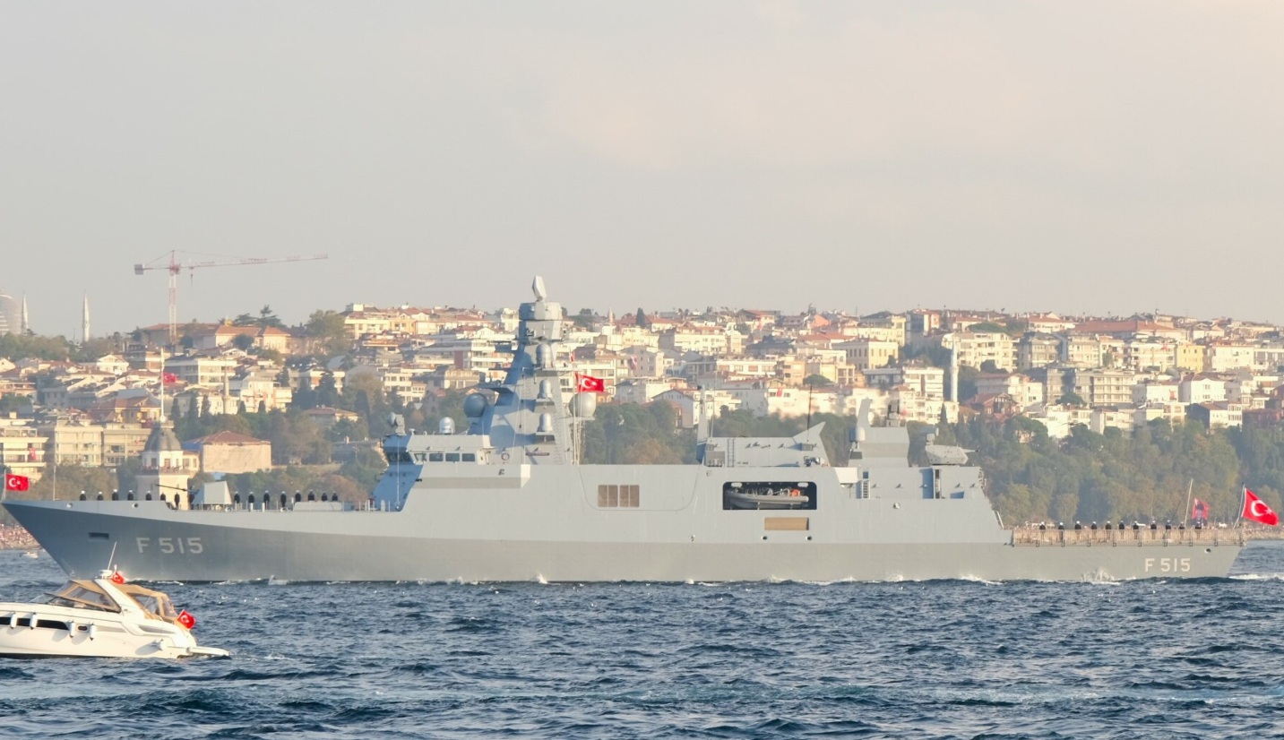 TCG Istanbul in Bosphorus