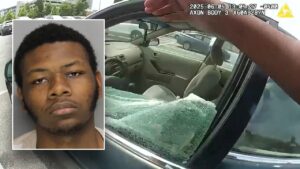 Georgia police officers rescue two young children left in hot car: video