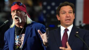 Heckler disrupts Gov. Ron DeSantis' Hulk Hogan tribute with profane tirade