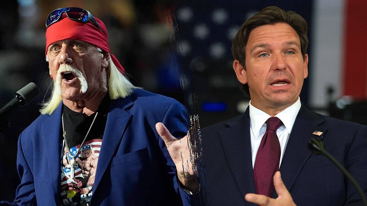 Heckler disrupts Gov. Ron DeSantis' Hulk Hogan tribute with profane tirade