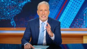 Jon Stewart slams CBS for axing Stephen Colbert's late night show