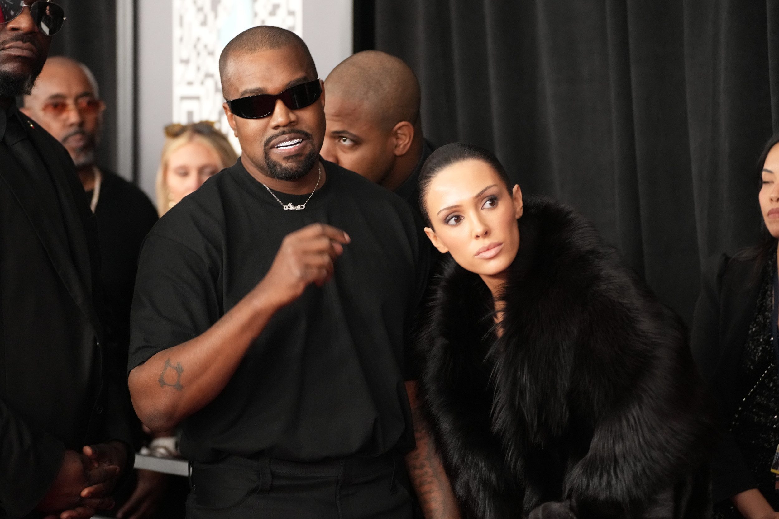 Kanye West and Bianca Censori