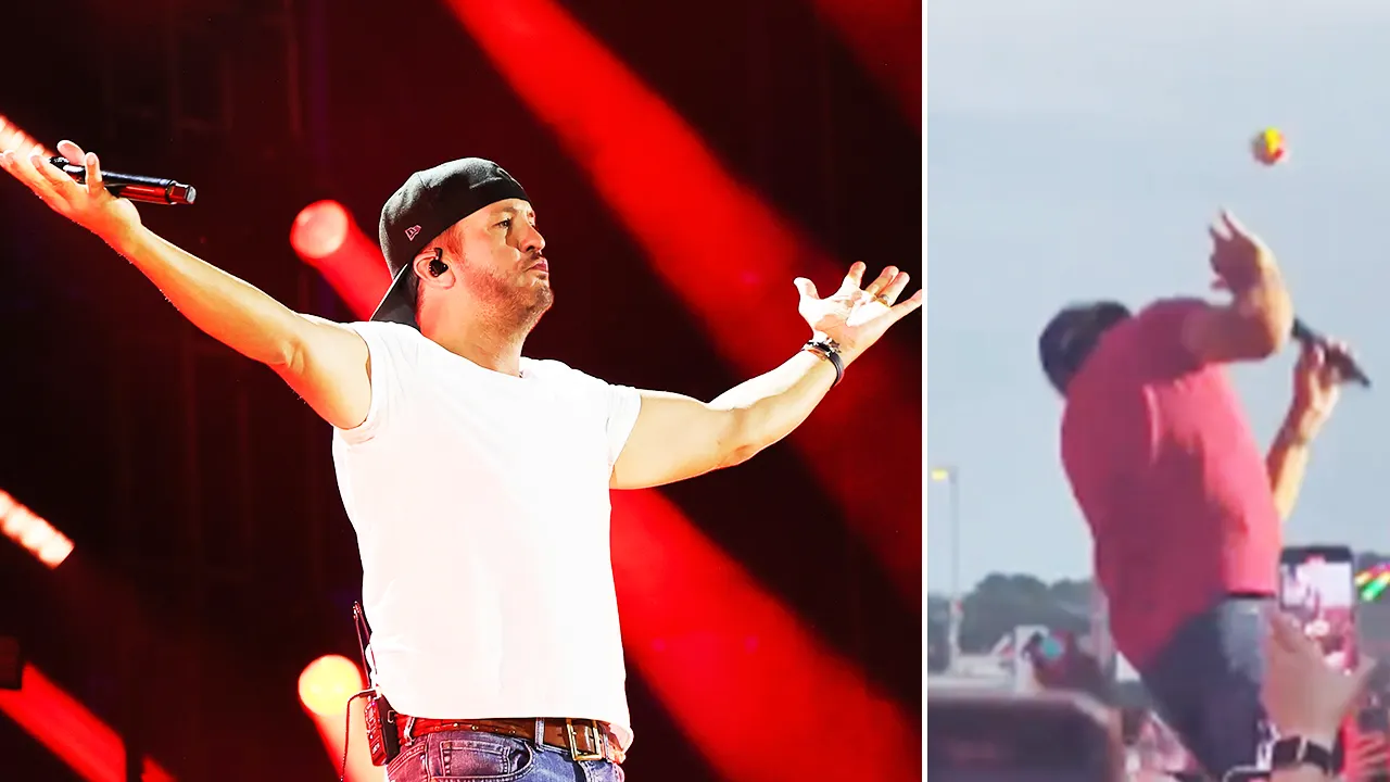 Luke Bryan struck by object during North Dakota State Fair performance