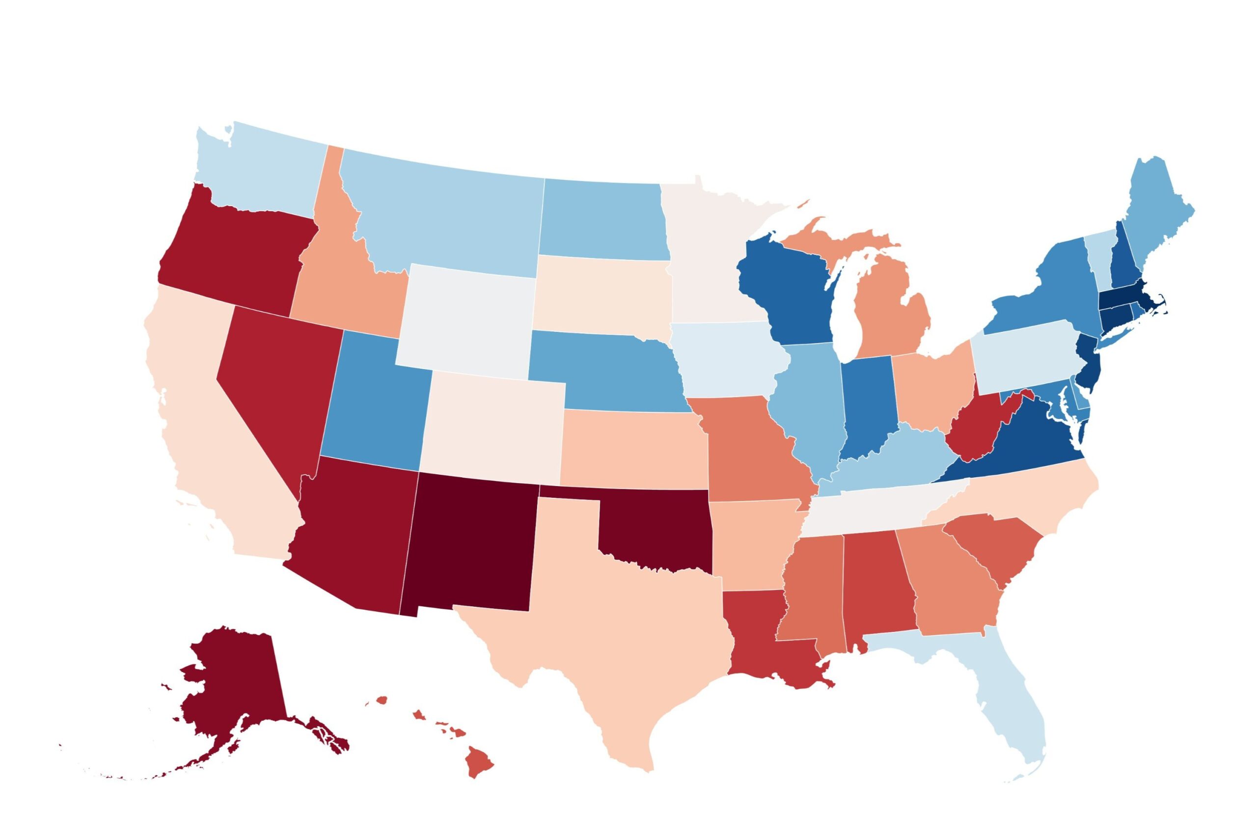 Map Shows States with the Best—and Worst—School Systems 2025