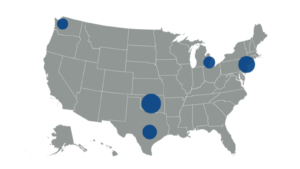 Map Shows Where Every Major Skyscraper Is Being Built in the US Right Now