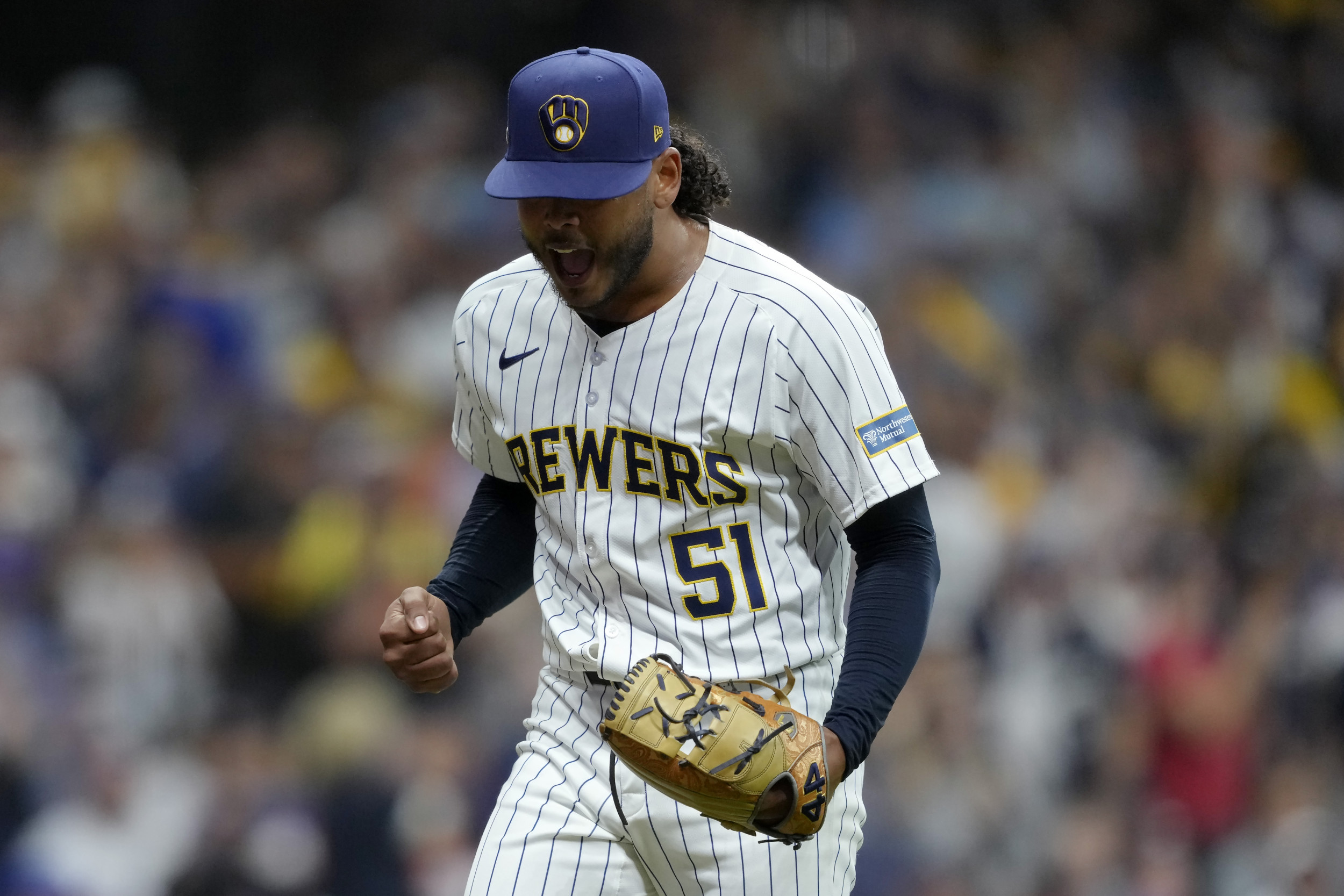 Milwaukee Brewers pitcher Freddy Peralta