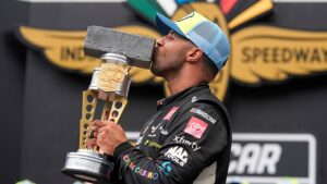 NASCAR: Bubba Wallace becomes first Black driver to win Brickyard 400