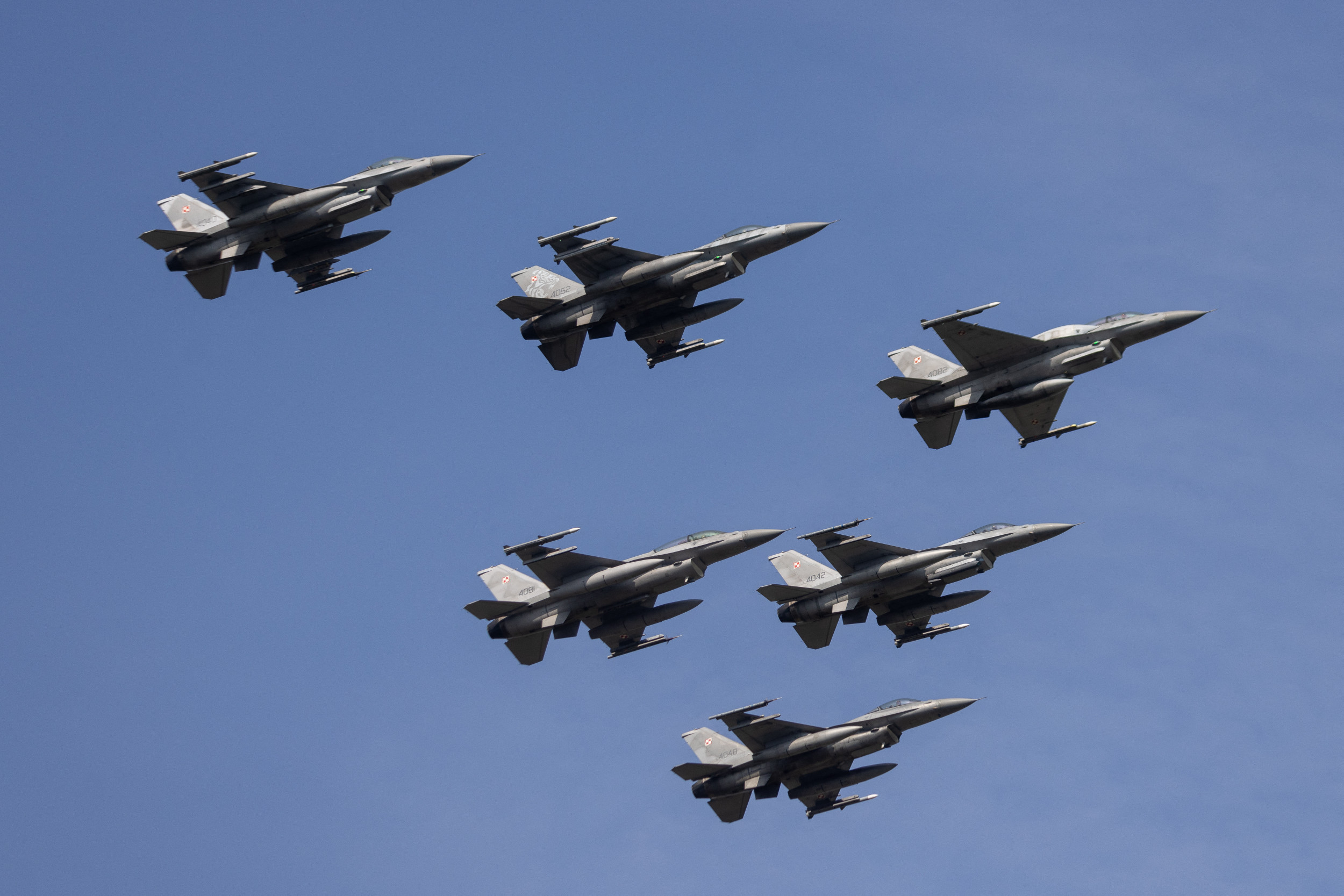 Polish Air Force F-16 fighters