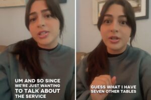 Teagan Stewart in her TikTok video
