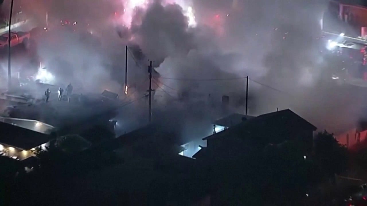 One person dead after fireworks explosion causes fire at Los Angeles home