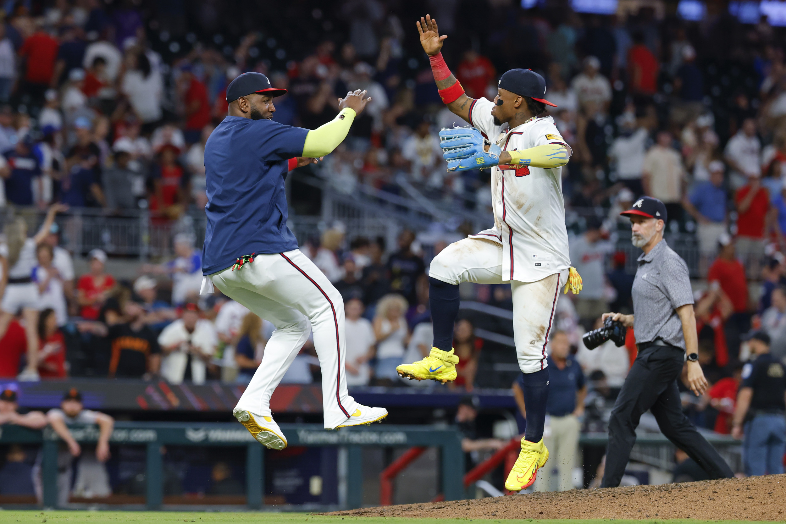 Atlanta Braves designated hitter Marcell Ozuna