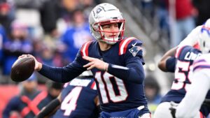 Patriots' Drake Maye, wife's act of kindness revealed