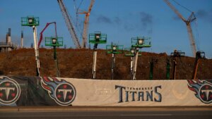 Police say noose was found at site of new Titans stadium, according to report