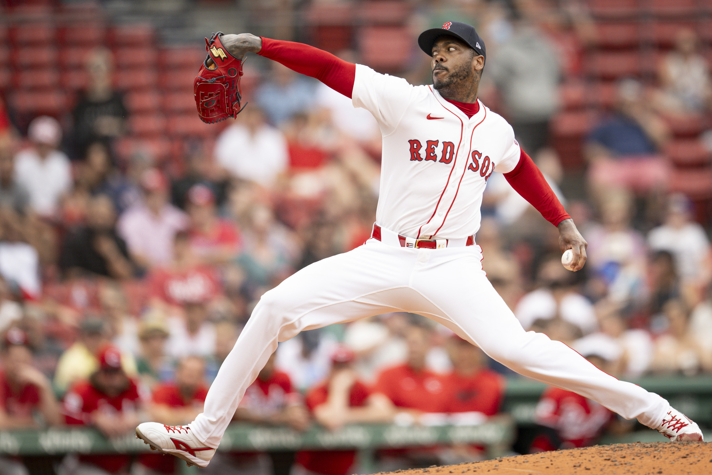 Boston Red Sox pitcher Aroldis Chapman