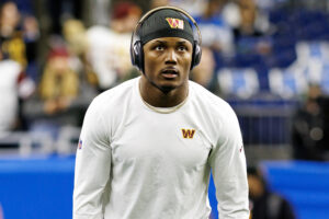Terry McLaurin #17 of the Washington Commanders