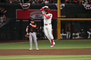 Arizona Diamondbacks third baseman Eugenio Suárez