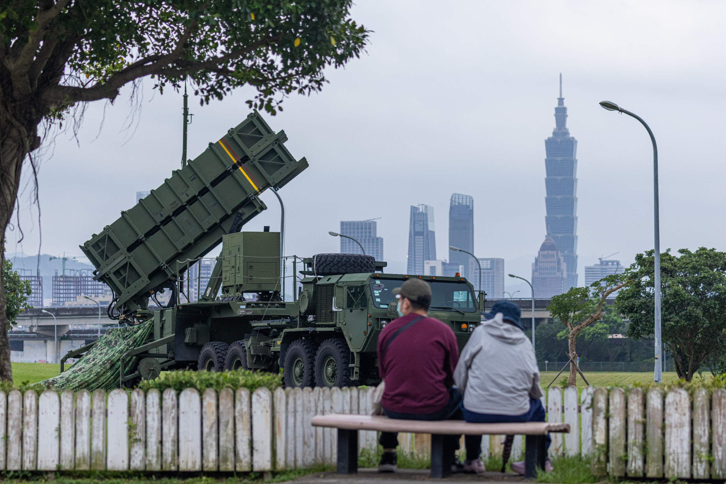 Patriot Unit Deployed to Park in Taipei