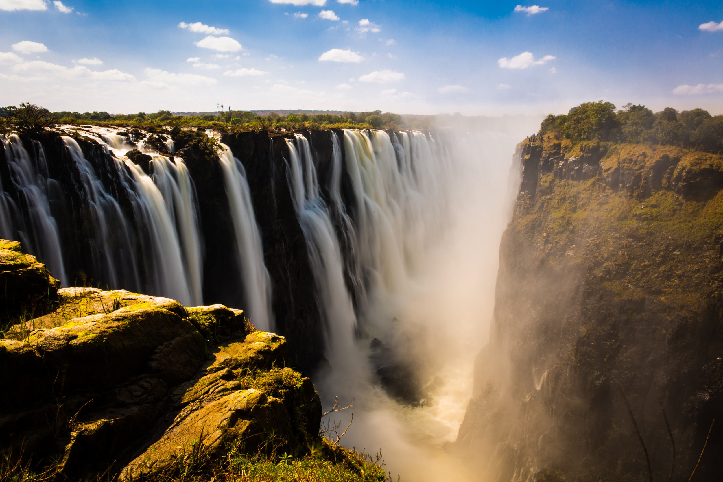 Victoria Falls in Zimbabwe.