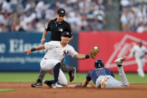 New York Yankees shortstop Anthony Volpe