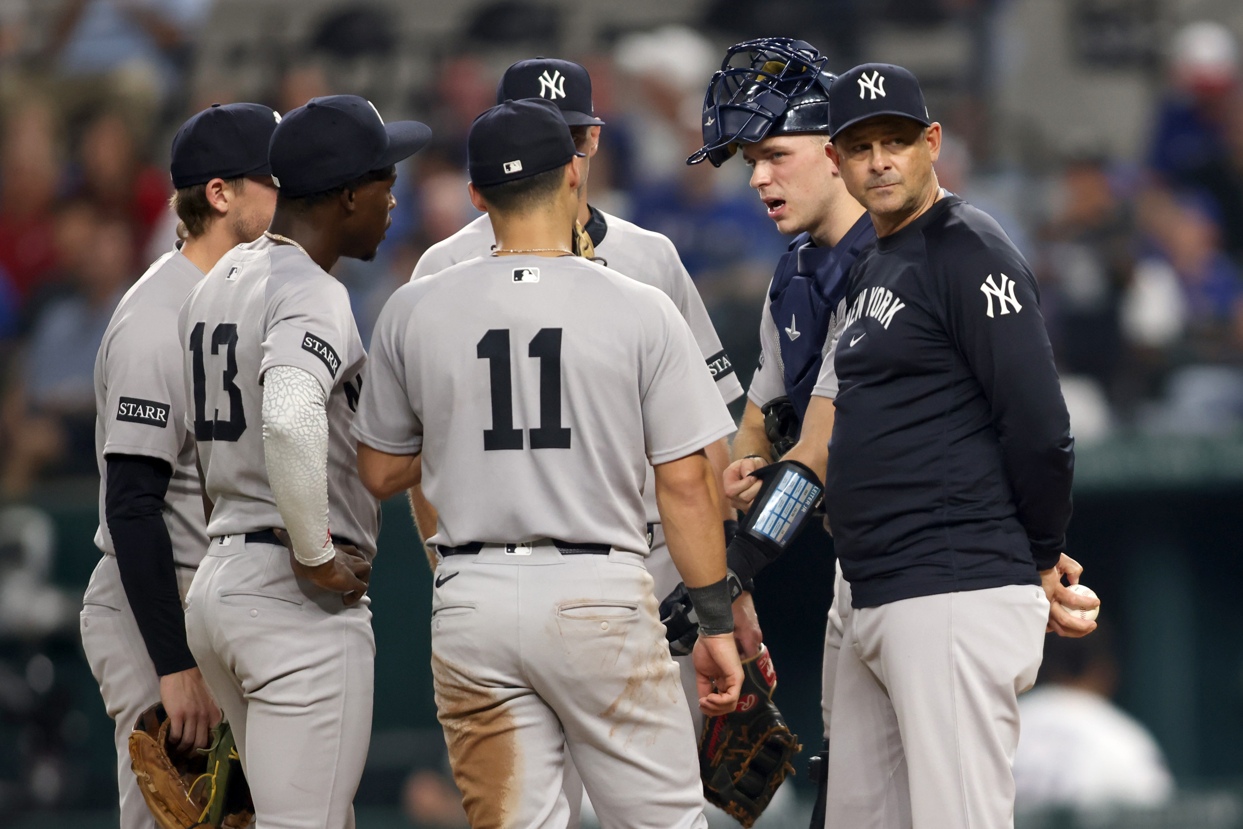 New York Yankees manager Aaron Boone