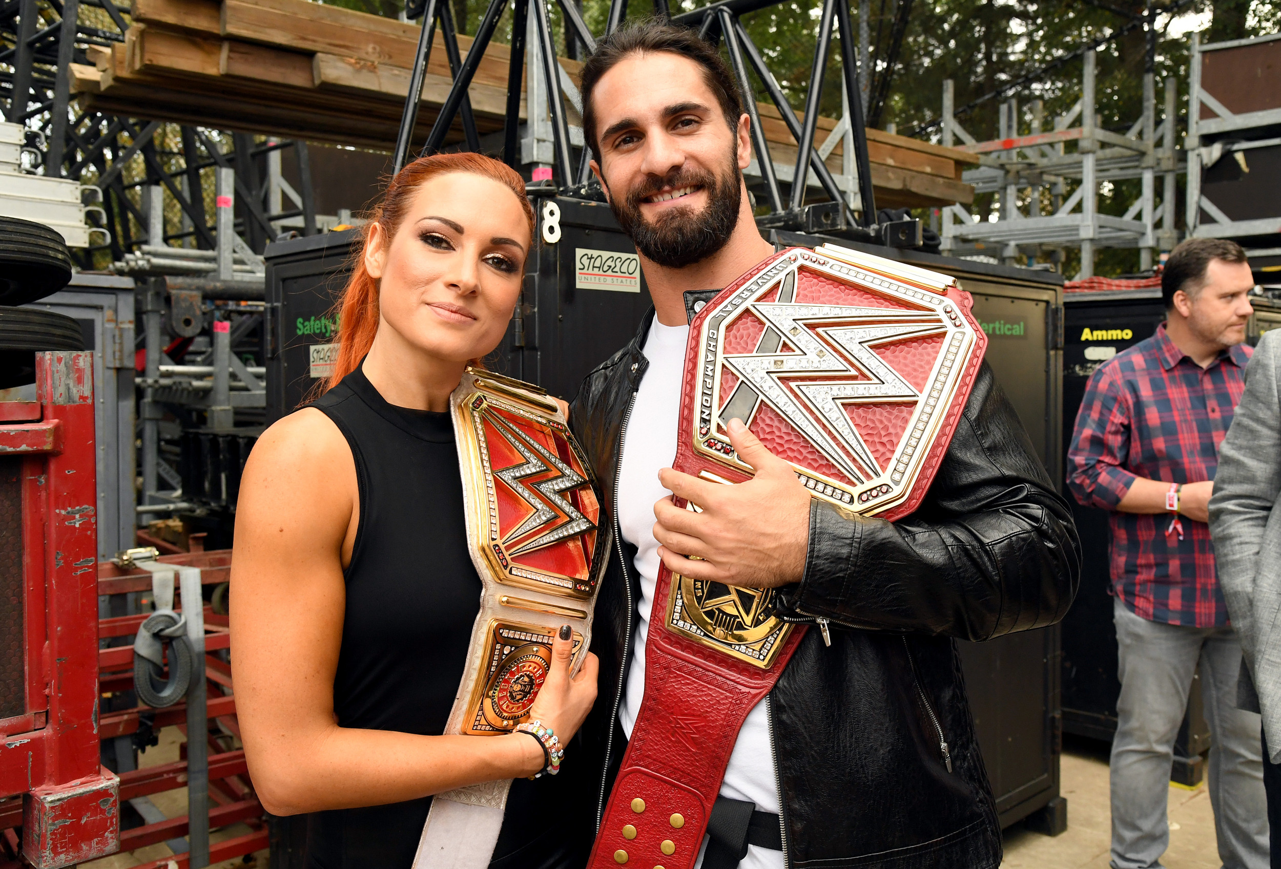 WWE Becky Lynch Seth Rollins
