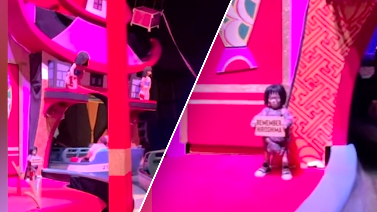 Details emerge after mysterious Hiroshima-themed protest doll found at Disneyland’s Small World ride