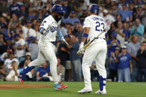 Los Angeles Dodgers outfielder Michael Conforto