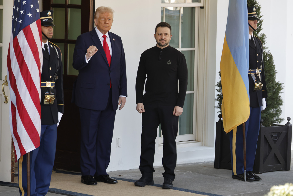 Trump and Zelensky
