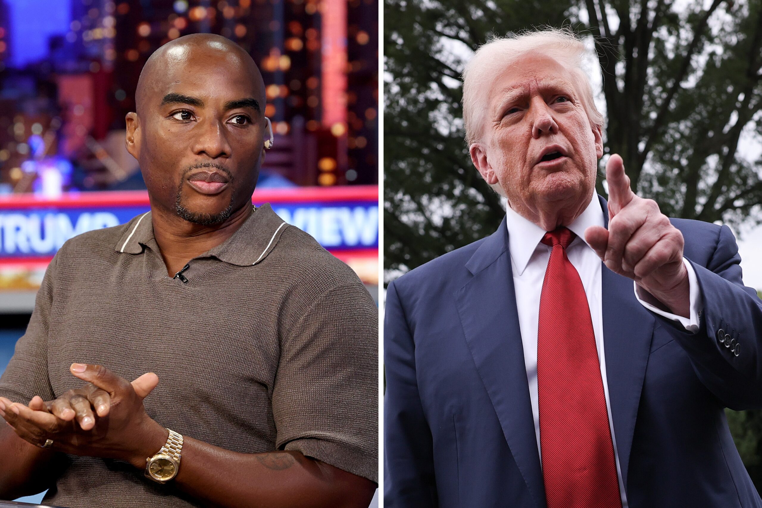 Charlamagne tha God and Donald Trump
