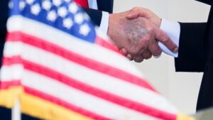 Donald Trump hand