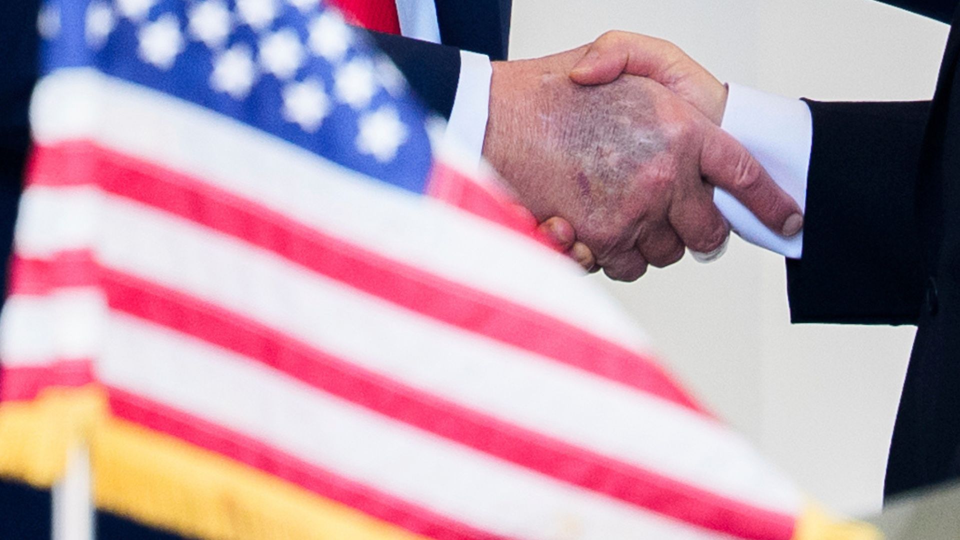 Donald Trump hand