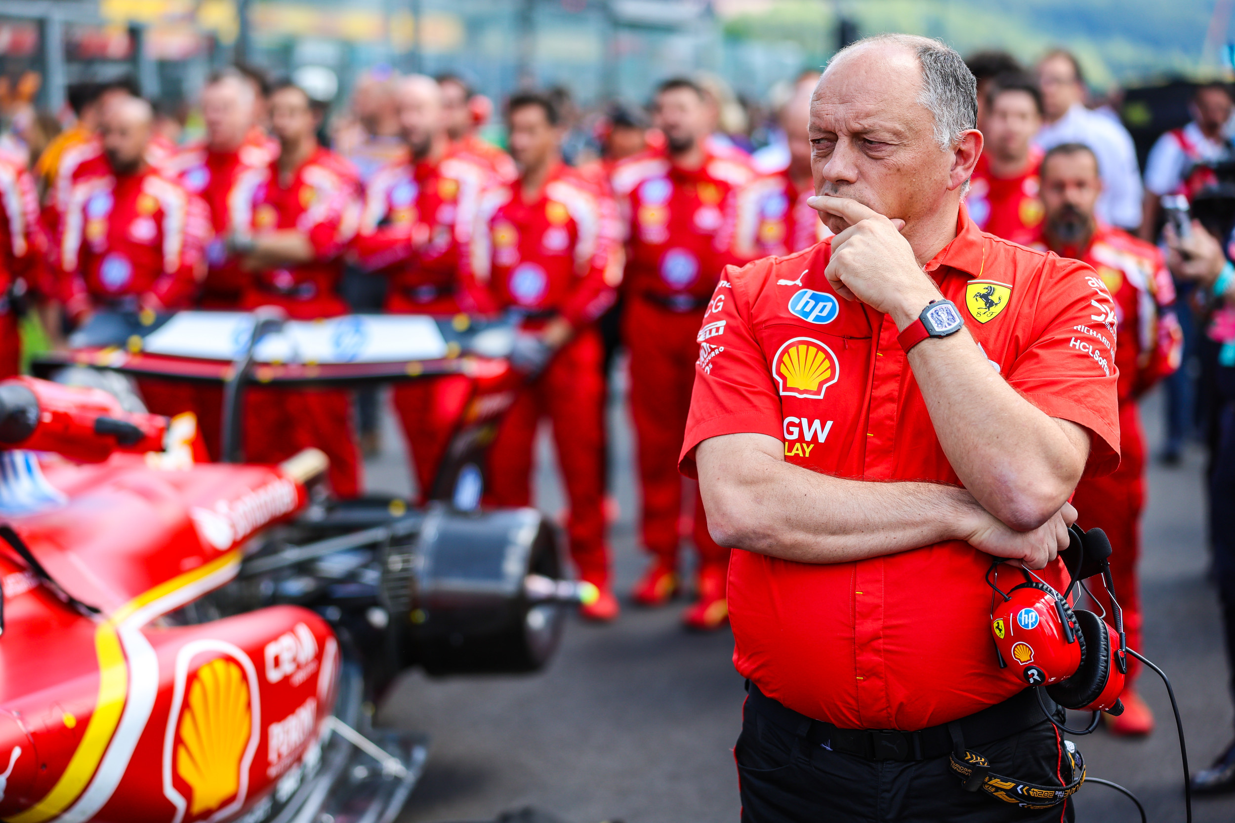 Ferrari team principal Fred Vasseur