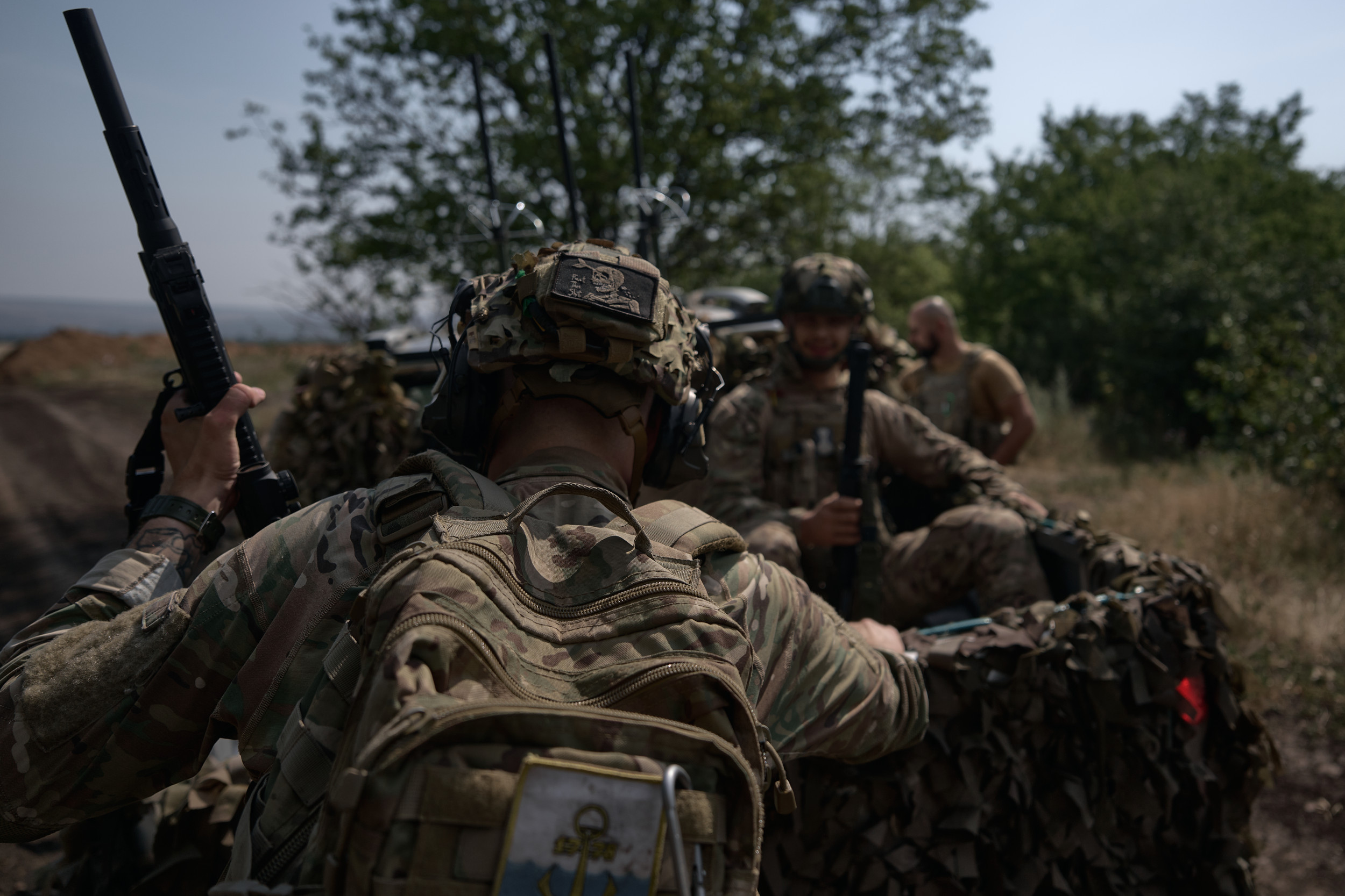 Ukrainian troops