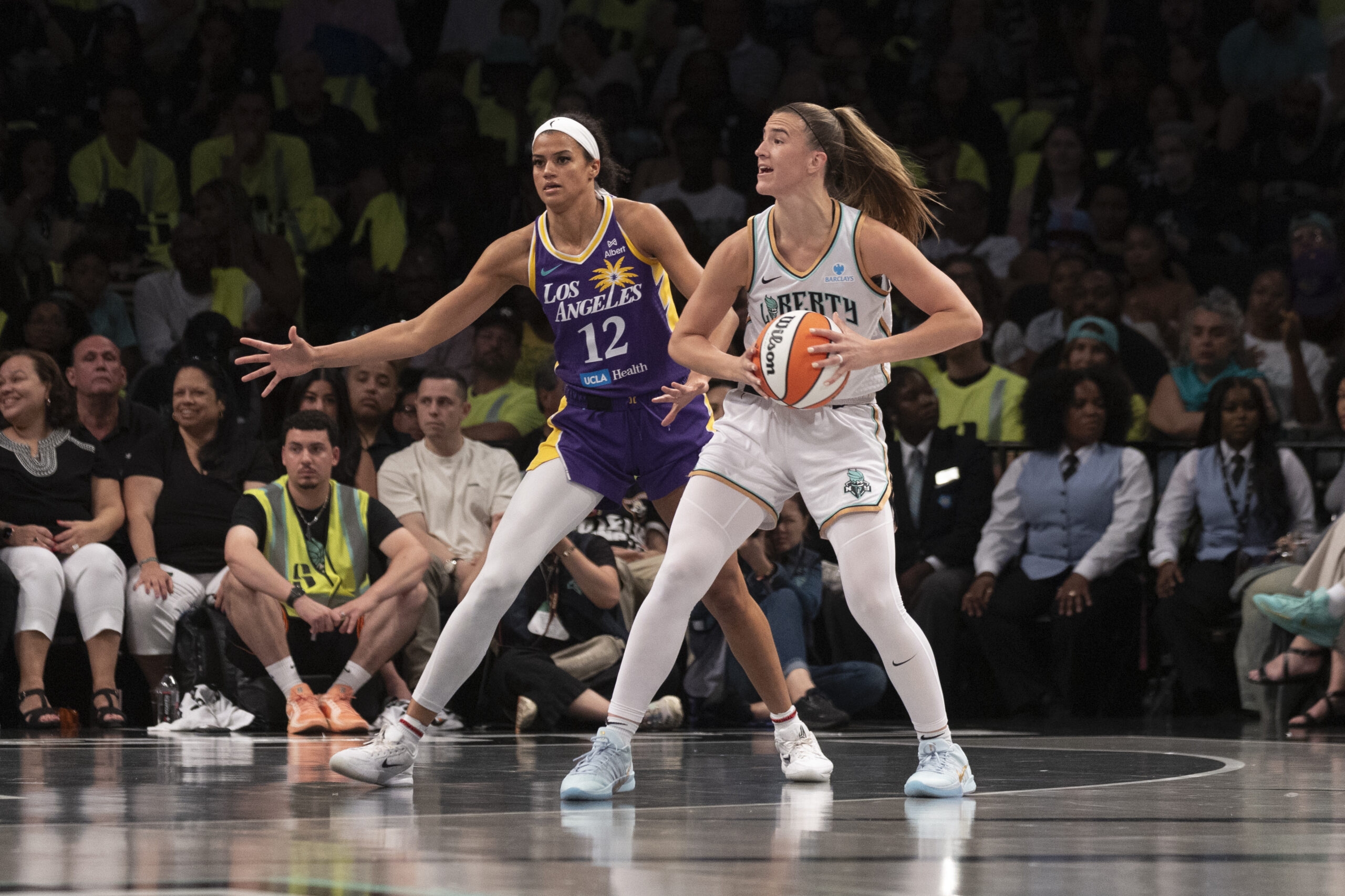 Rae Burrell and Sabrina Ionescu