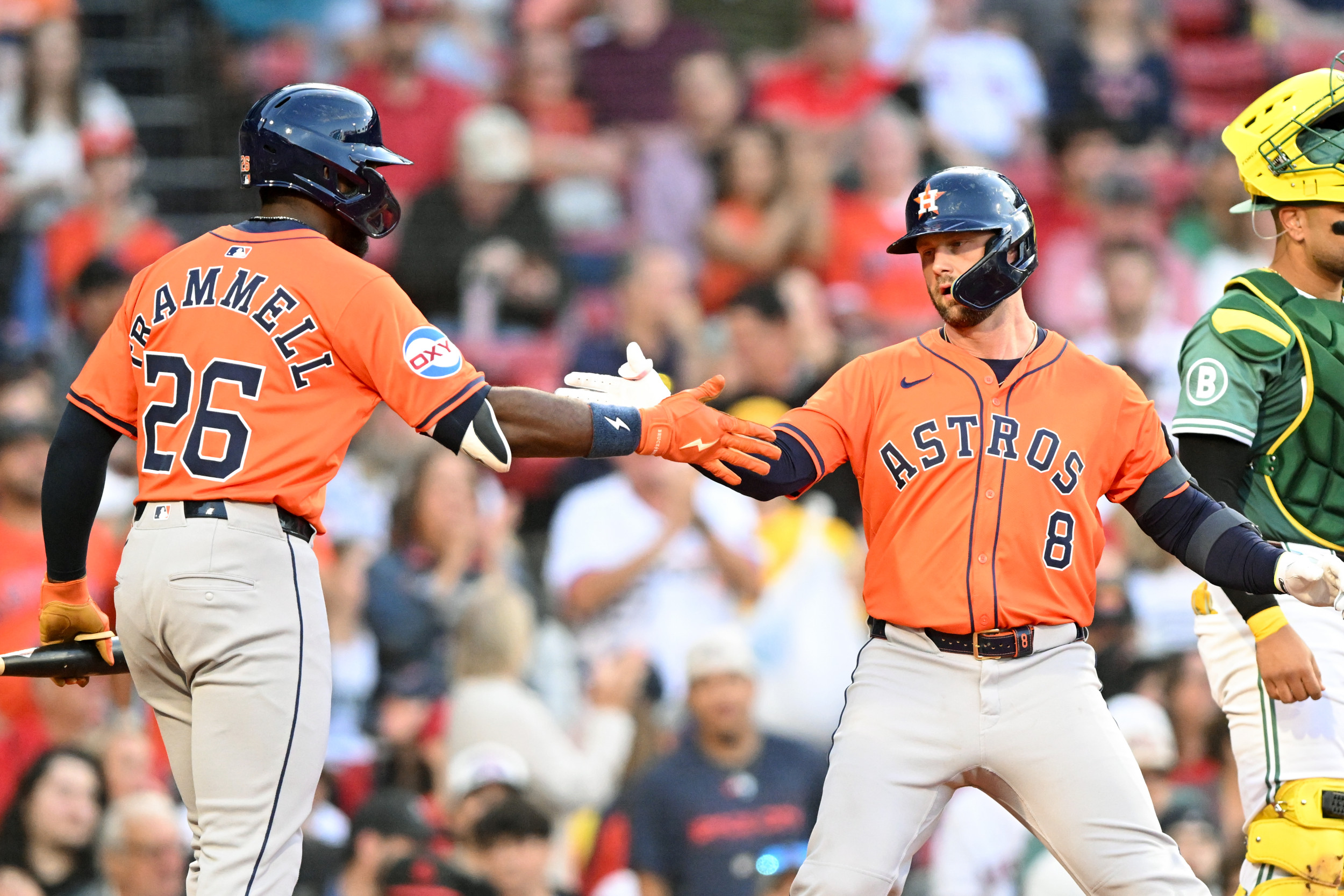 Houston Astros outfielder Taylor Trammell