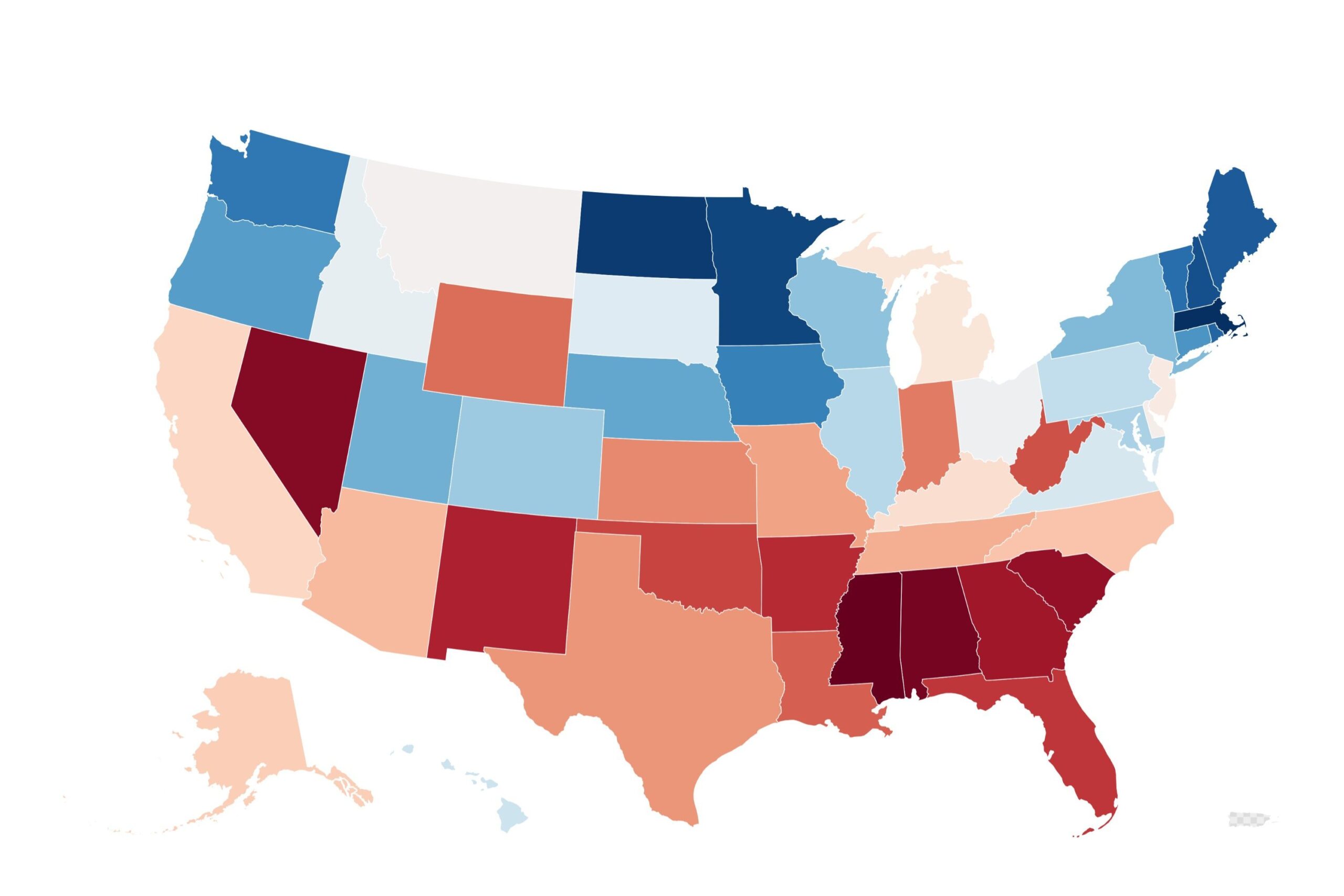 Map Shows Best—and Worst—States to Have a Baby 2025