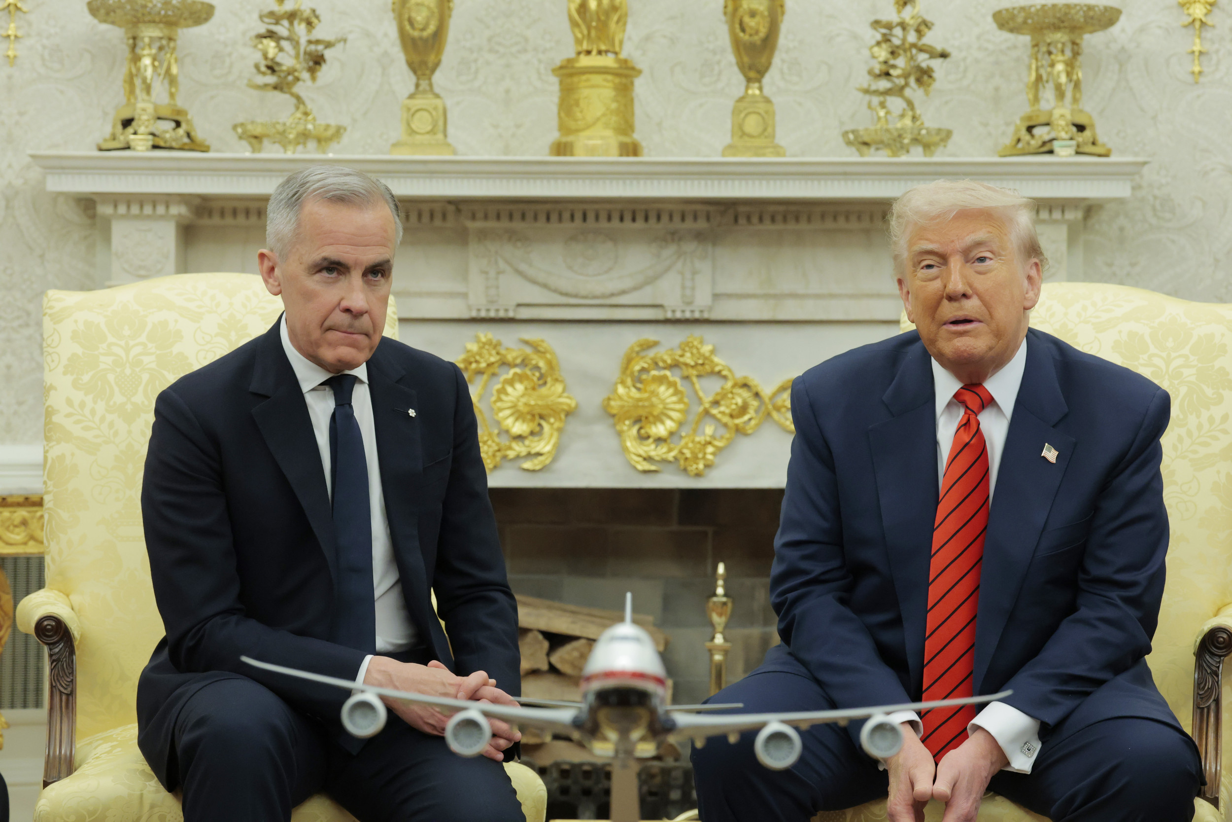 Mark Carney and Donald Trump