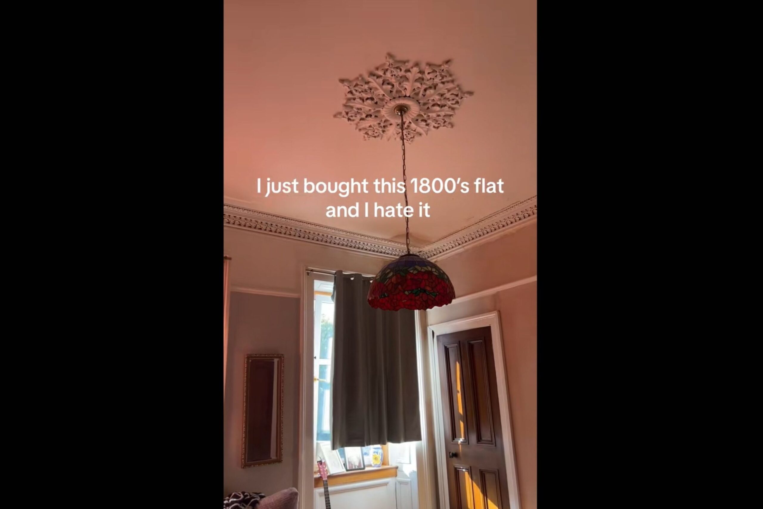 Interior of an 1800s home.